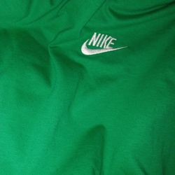 Green Nike shirt