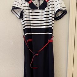Sailor-style dress