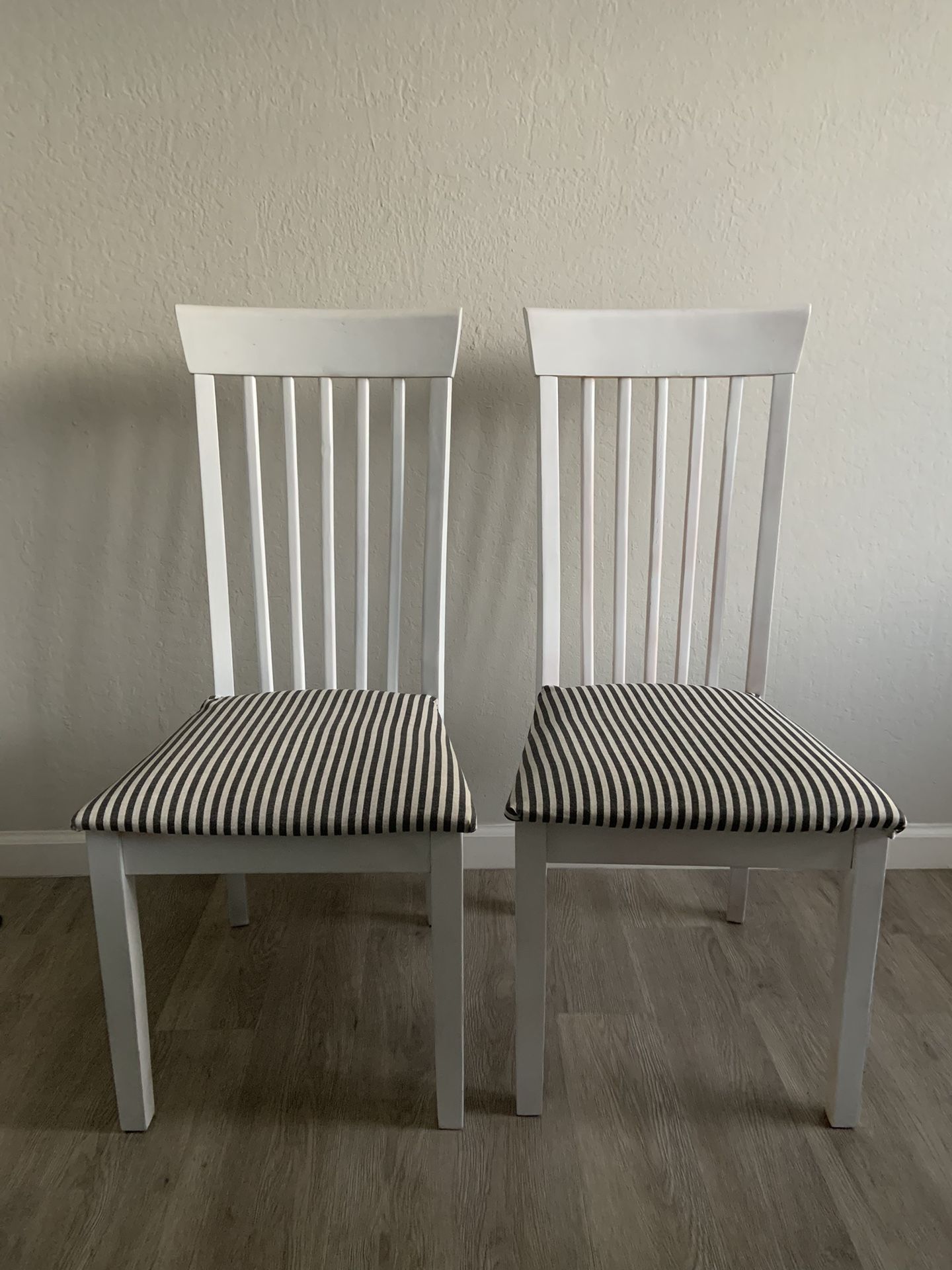 Two White Chairs 