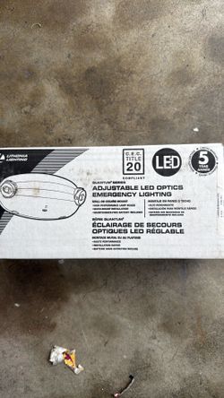 Adjustable LED optics emergency Lighting