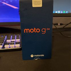 Motorola G04 Cosmic Black 128 GB + 4 Ram UNLOCKED