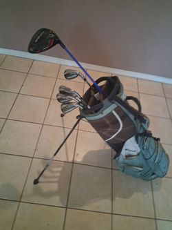 Mint taylormade r bladez iron stealth driver @ stand bag