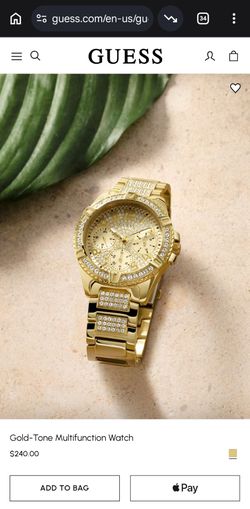 Guess U0799G2 Gold-Tone Multifunction Watch