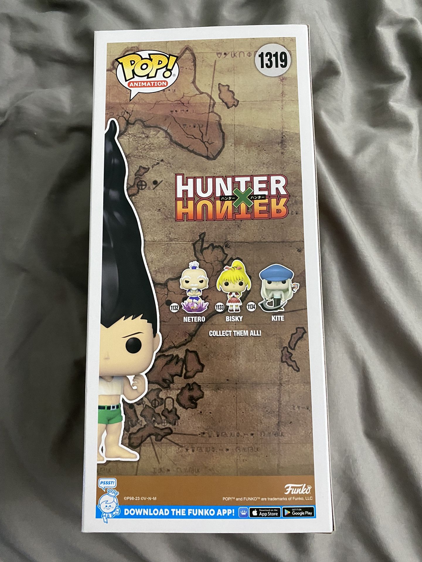 Hunter x Hunter Super Awaken Gon Pop Funko SDCC 2023 Shared Sticker In Hand