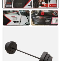 CAP Barbell - 100 lb Standard Vinyl Weight Set with Bar and Collars! NEW