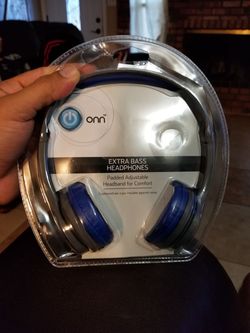 Onn extra bass headphones