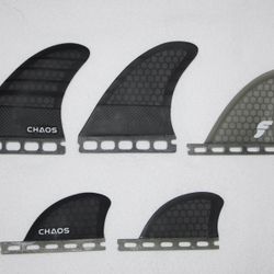 Chaos Fin Co. Vectored Foil (L) 5-fin Surfboard Fins