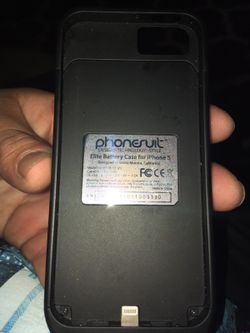 Phone suit battery case for iPhone 5/5s