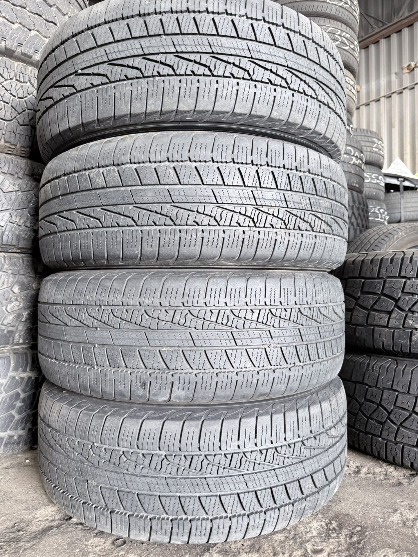 4 USED 245/60/18 GOODYEAR ASSURANCE TIRES 