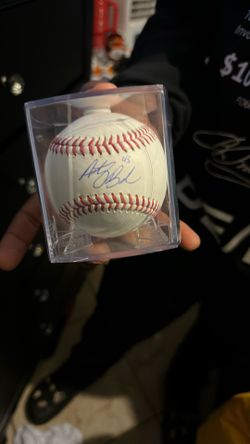 Signed Autographed Baseball Of Anthony Banda
