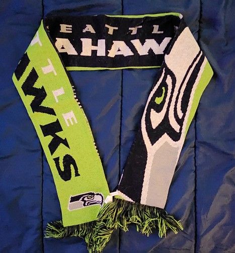 Seattle Seahawks Fan Scarf. One Size