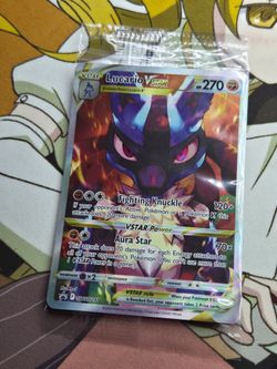 Lucario V Star Promo Card