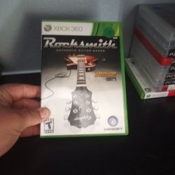 Rocksmith Authentic Guitar Games Xbox 360 ( CIB)