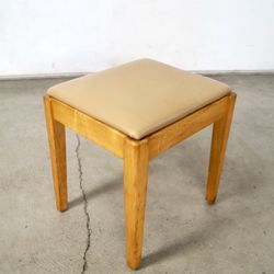 1950’s Mid Century Modern Birch Piano Stool / Bench 