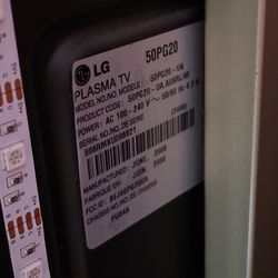 LG TV 50 Inch Plasma