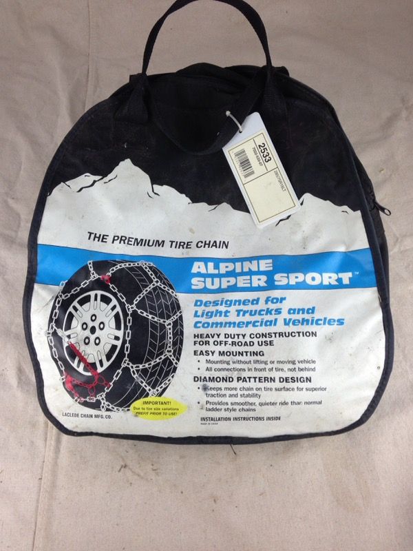 Alpine super sport tire chains 2533 for Sale in Lynden, WA OfferUp