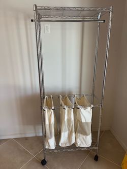 Rolling Laundry Caddy