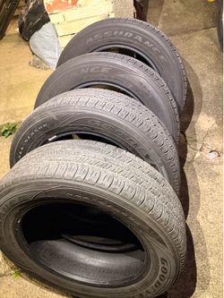 Set of four GOODYEAR ASSURANCE ALL-SEASON 225/60R18 100H.