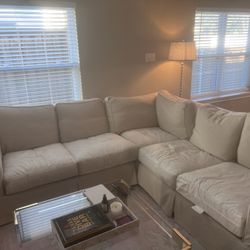 Beige Sectional Sofa 