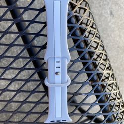 Apple Watch Grey And White Silicone Sports Band 49/45/44/42