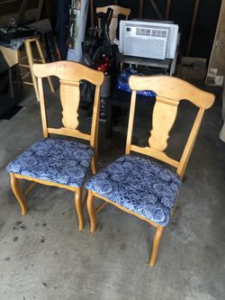 Wood Chairs (2)