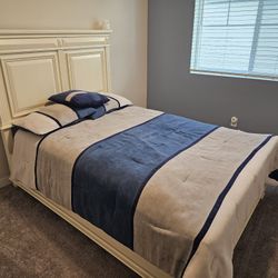Full Size Bed Frame with Mattress