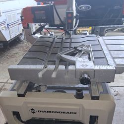 Diamond back tile saw