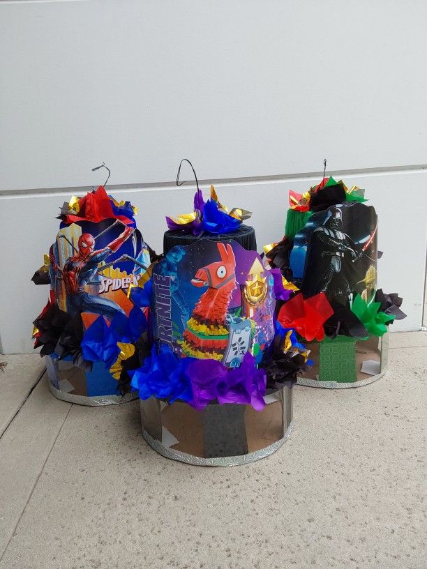 Piñatas Fortnite, Spiderman, Star Wars For Birthday Parties