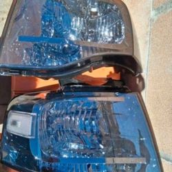 07-14 Ford Expedition Headlights Luces Focos Micas Faros Faroles Headlamps