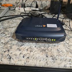 Ubee Interactive Corp. Model: U10C022.01 4-Port Cable Modem W/Power & Cable Cord