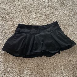 Mini Black Pleated Skirt 