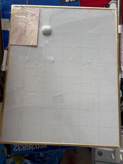 Calendar board dry erase