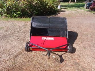 Craftsman 42" Heavy duty lawn sweeper