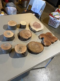 Ruedas d madera para decoración