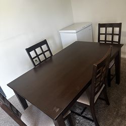 Dining Table Plus Chairs, Coffee Table And Night Stand 