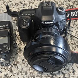 CANON 80D + 17-40L LENS + 1.4 50mm +  SPEEDLITE!!! STEAL! TRADE!