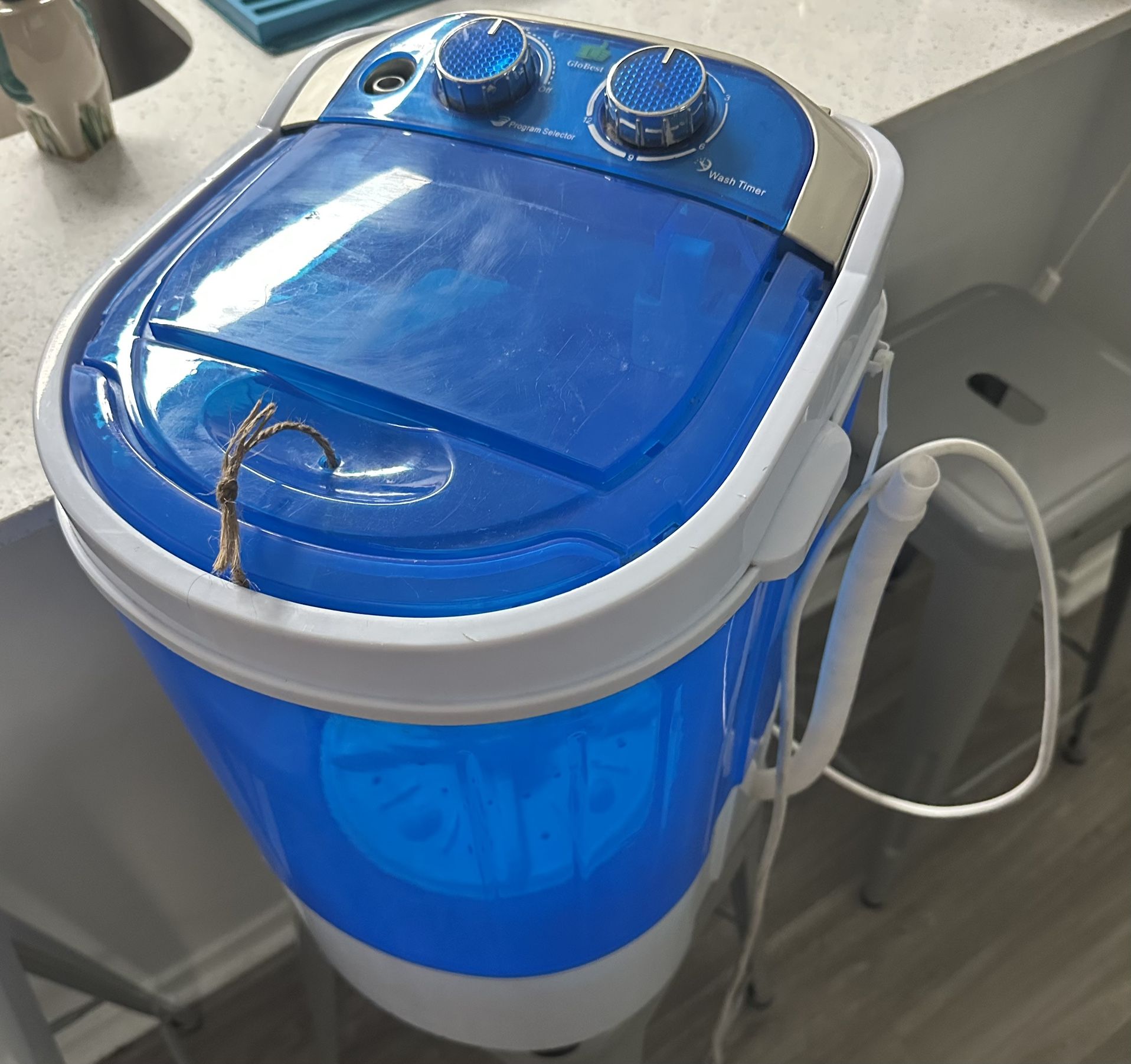15.00 portable Washer For Camper Or Small Apartment Used Works Fine