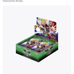 Dragon Ball Z “Fearsome Rivals” Booster Box