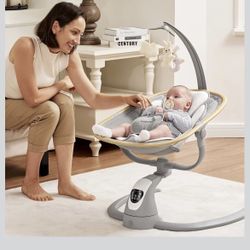 Angelbliss Baby Swing With Cry Detector Grey