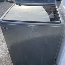 Whirlpool Gray Front Load Washer 