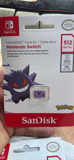 MicroSDXC card 512 gb for Nintendo Switch brand new