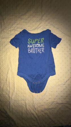 Super Awesome Brother Baby Onesie