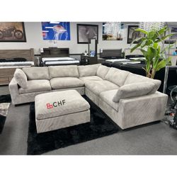 Corduroy Modular Sectional Sofa  - Limited Time Offer 