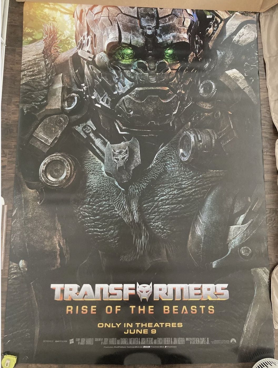 Transformers Rise of the Beasts - Giant 48 x 70 inch Movie Poster