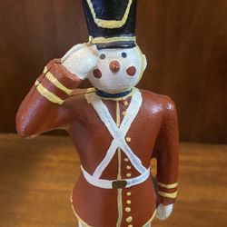 SBCCA 1982 TOY SOLDIER CAST IRON STILL BANK - RARE