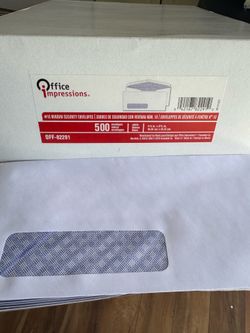 Window Envelopes $10