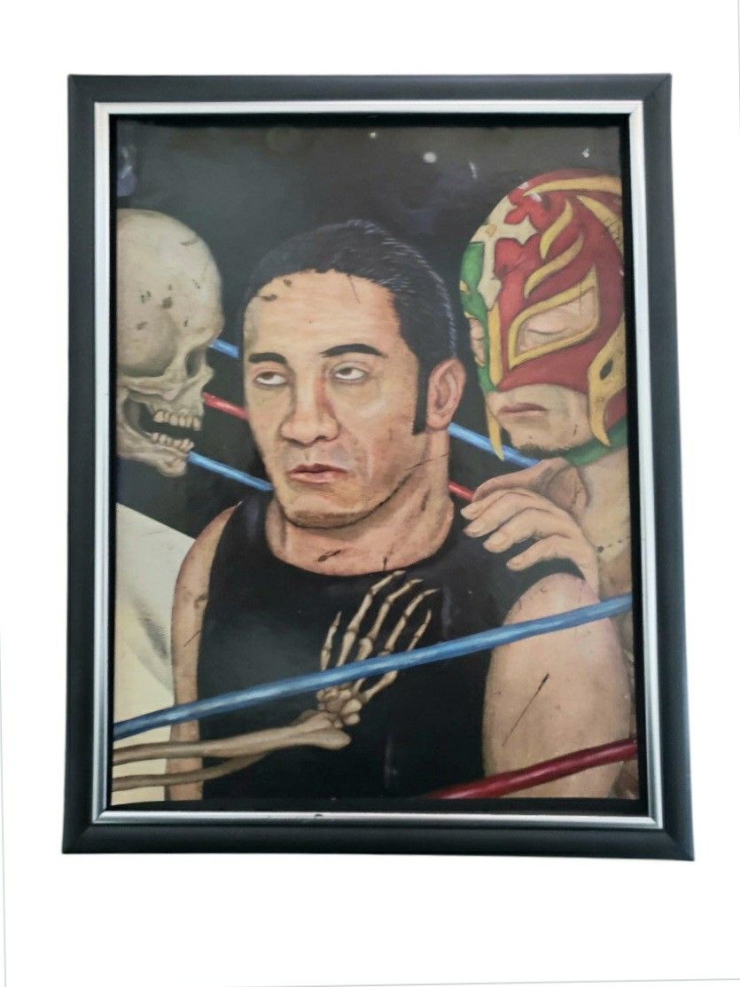 8x10 Framed Original wrestling Print