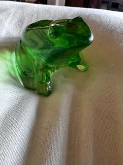 Baccarat French Crystal  Frog