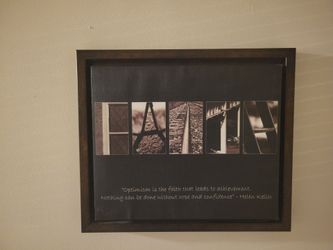 Inspirational wall art