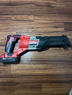 Milwaukee M18 Sawsall and Battery
